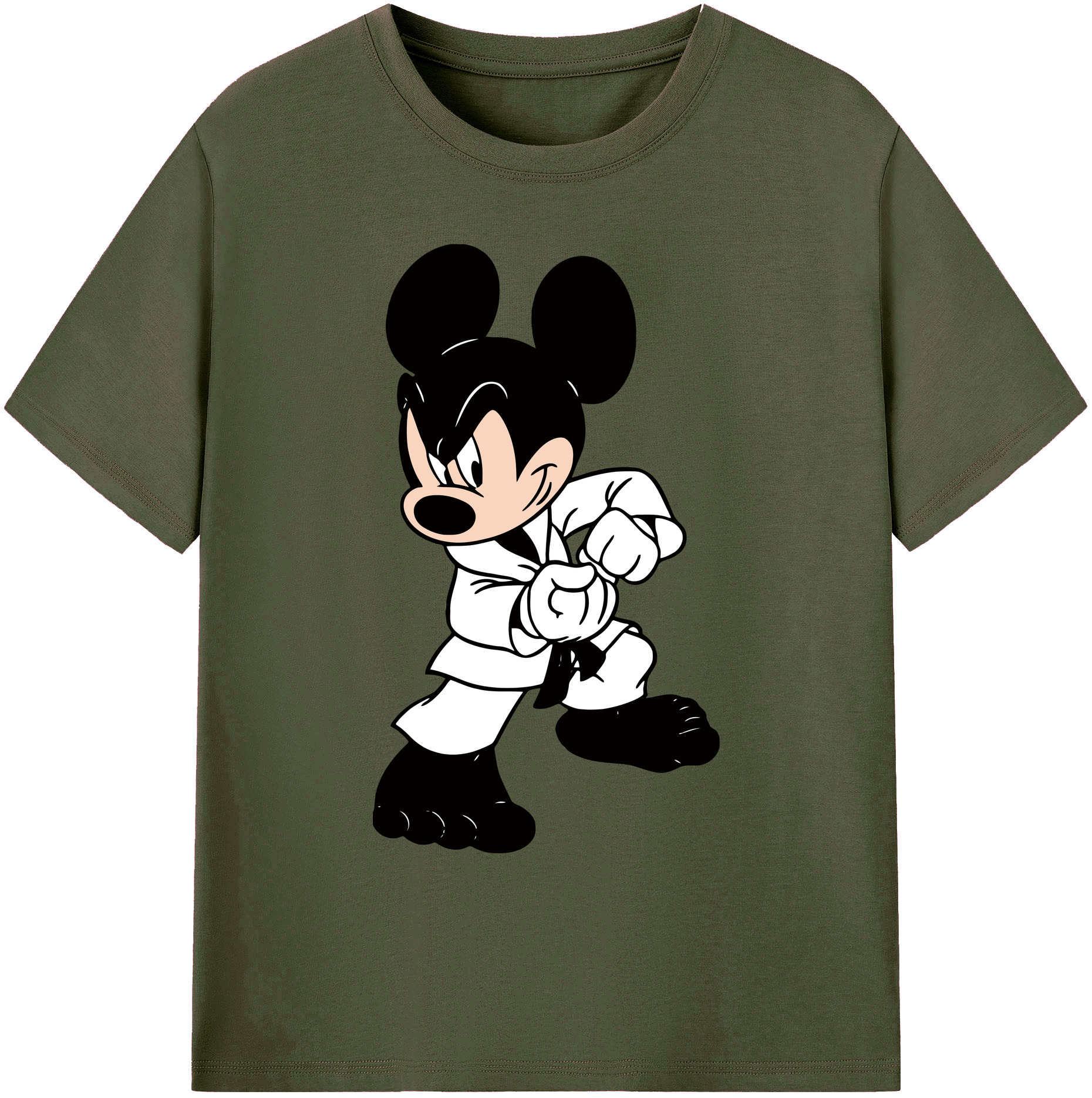 ミッキーマウス Mickey Mouse 綿100％ メンズ半袖Tシャツ｜肌触りやわらか＆通気性